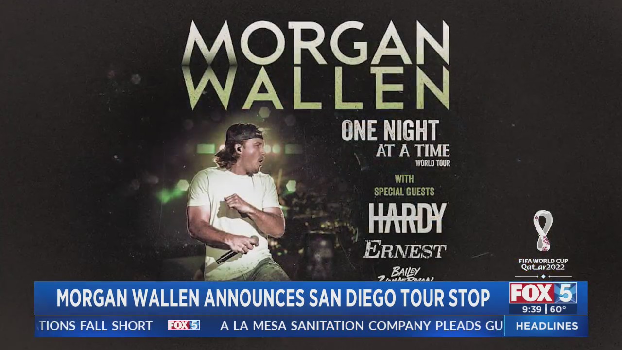 Morgan Wallen Announces San Diego Tour Stop – FOX 5 San Diego & KUSI News