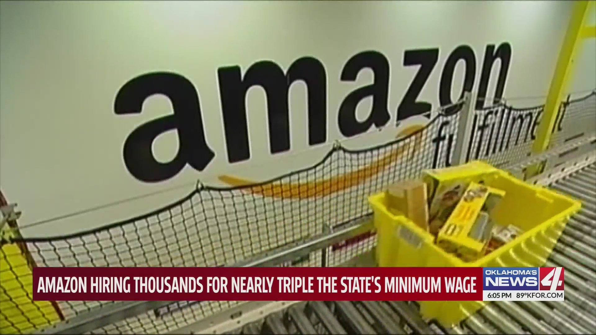 Amazon hiring thousands for nearly triple the state’s minimum wage