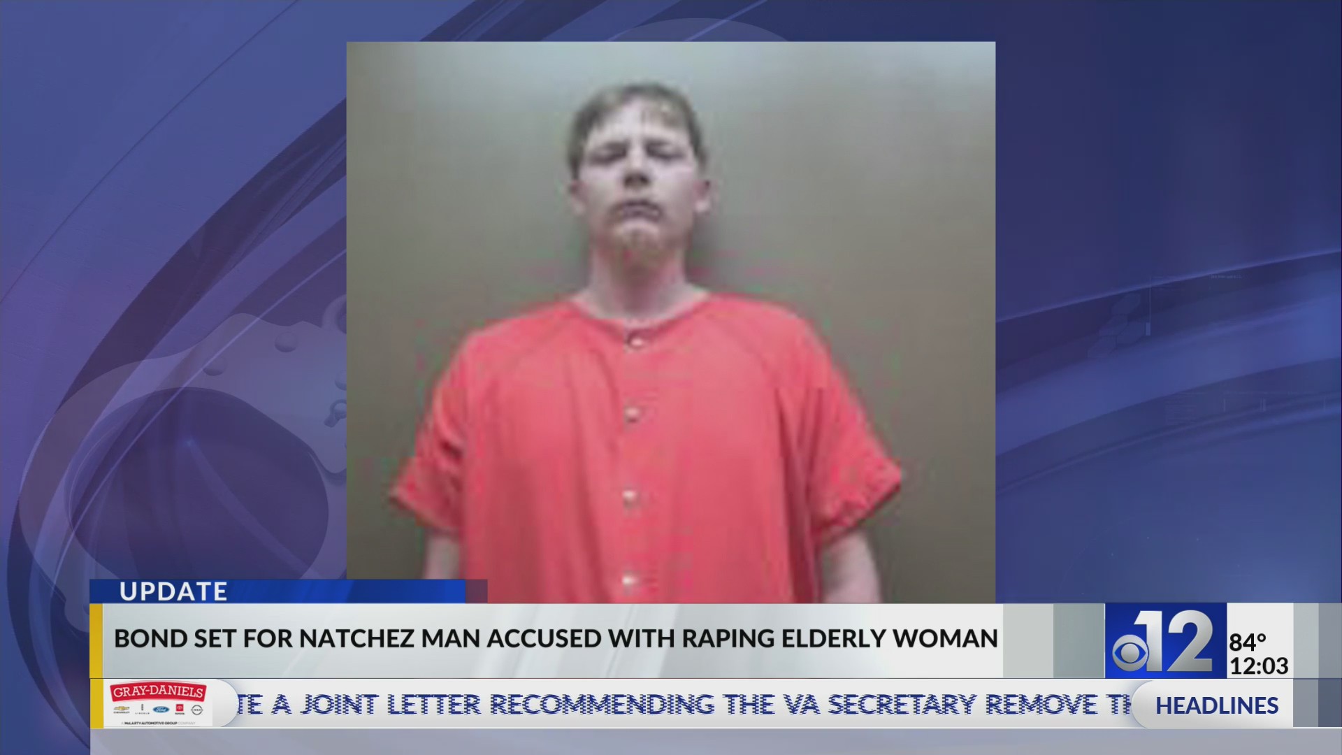 Bond set for Natchez man accused of raping elderly woman – WJTV