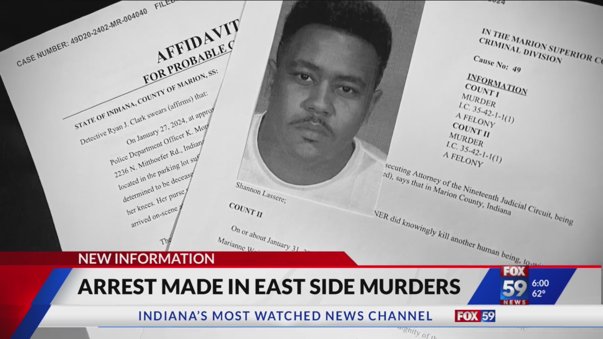 Indy man is arrested and charged with murdering two women on ...