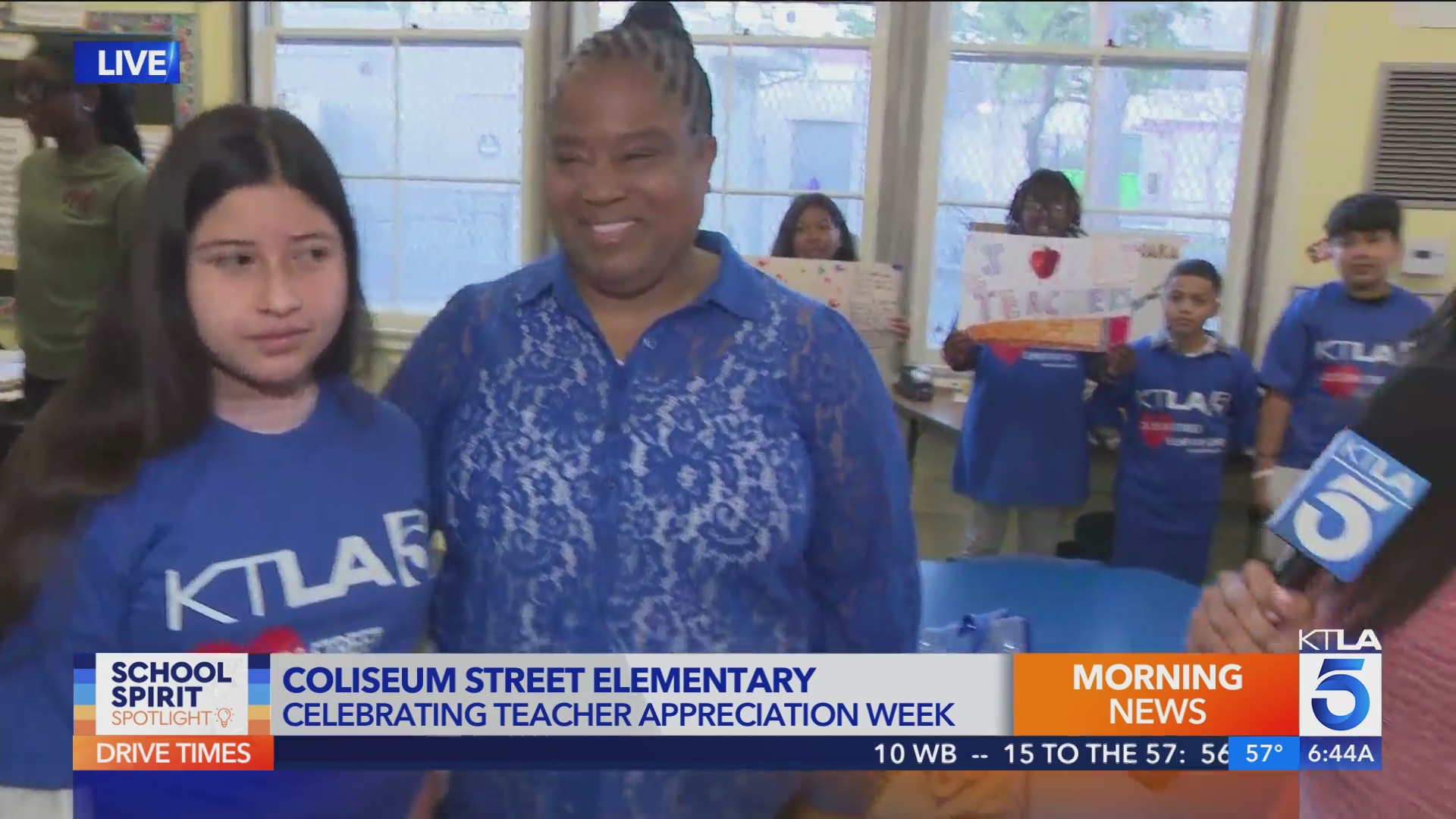 School Spirit Spotlight Coliseum Street Elementary School (6 a.m.) KTLA