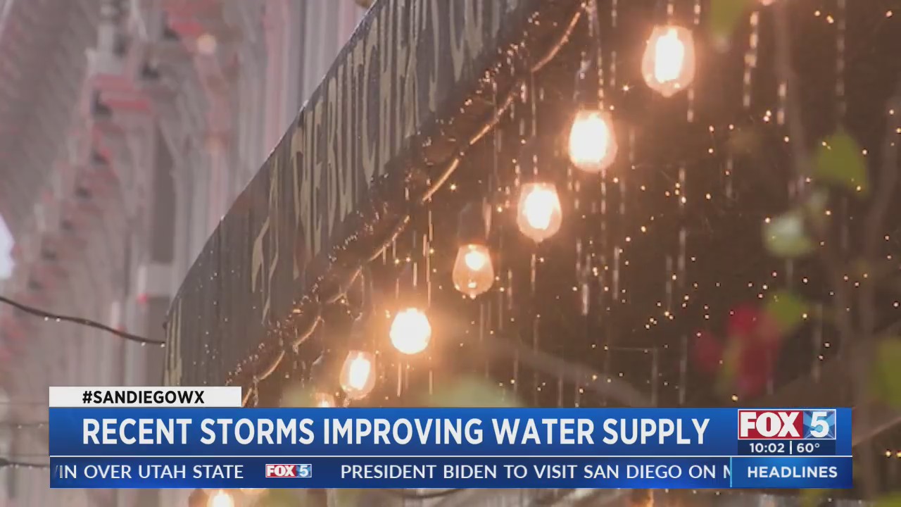 Recent Storms Improving Water Supply – FOX 5 San Diego & KUSI News