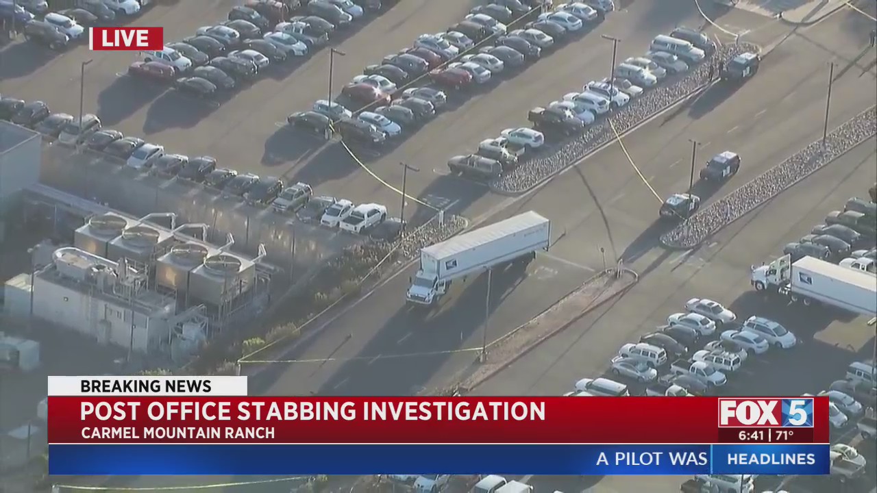 Post Office Stabbing Investigation – FOX 5 San Diego & KUSI News