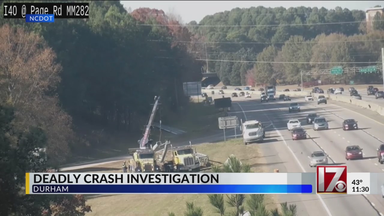 Raleigh man dies in crash; I-40 in Durham reopens after 12+ hours ...