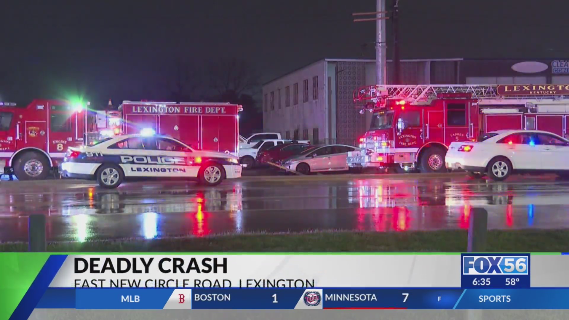 35-year-old man dead, 1 injured after East New Circle Road crash – FOX ...