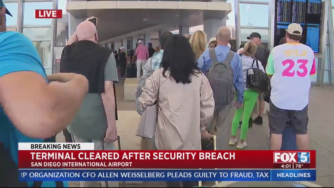 Officials Clear Airport After Security Breach – FOX 5 San Diego & KUSI News
