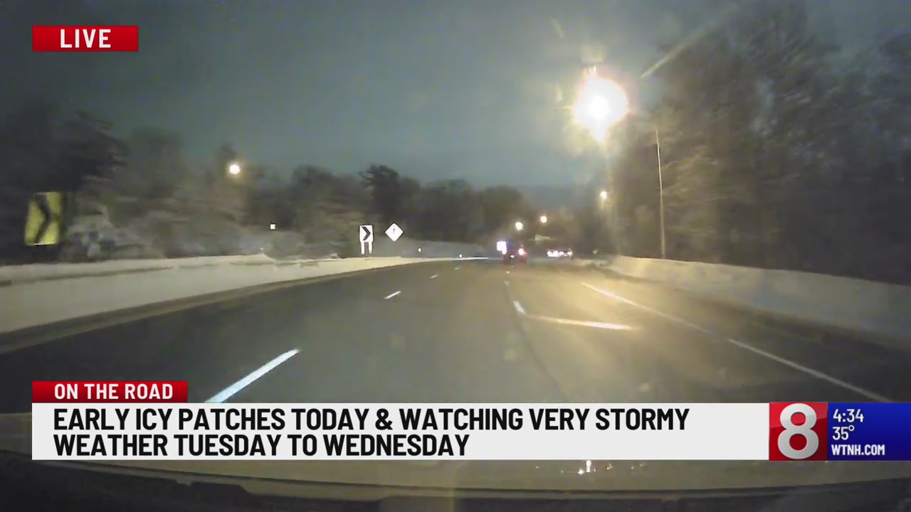 Icy conditions, slick roads raise concern after weekend storm – WTNH.com