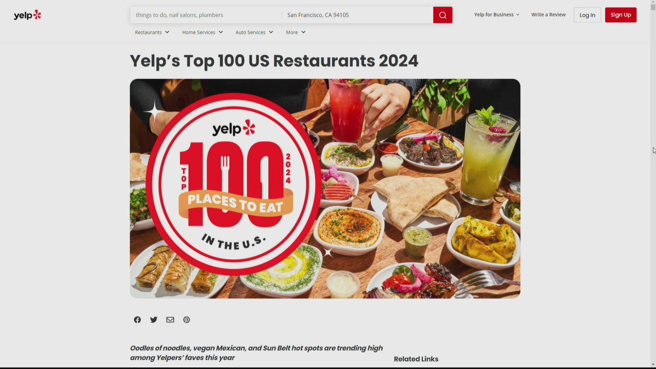 5 Bay Area restaurants make Yelp’s Top 100 Places to Eat in 2024 – KRON4