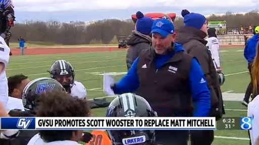 GVSU promotes Scott Wooster to replace Matt Mitchell