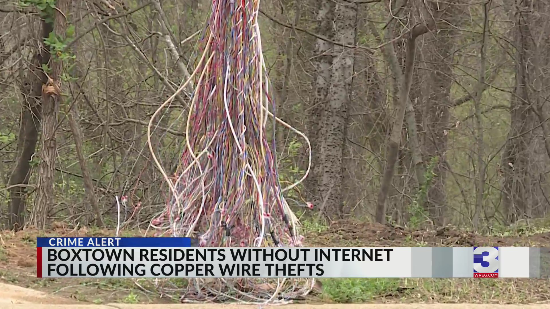Stolen copper wire leaves neighborhood without internet – WREG.com