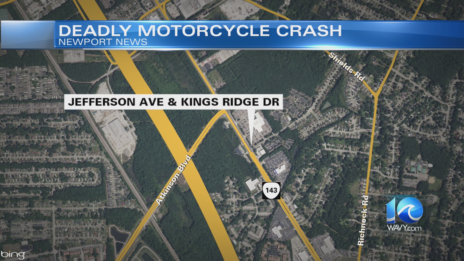 Motorcyclist who died in Newport News crash identified by police – WAVY.com
