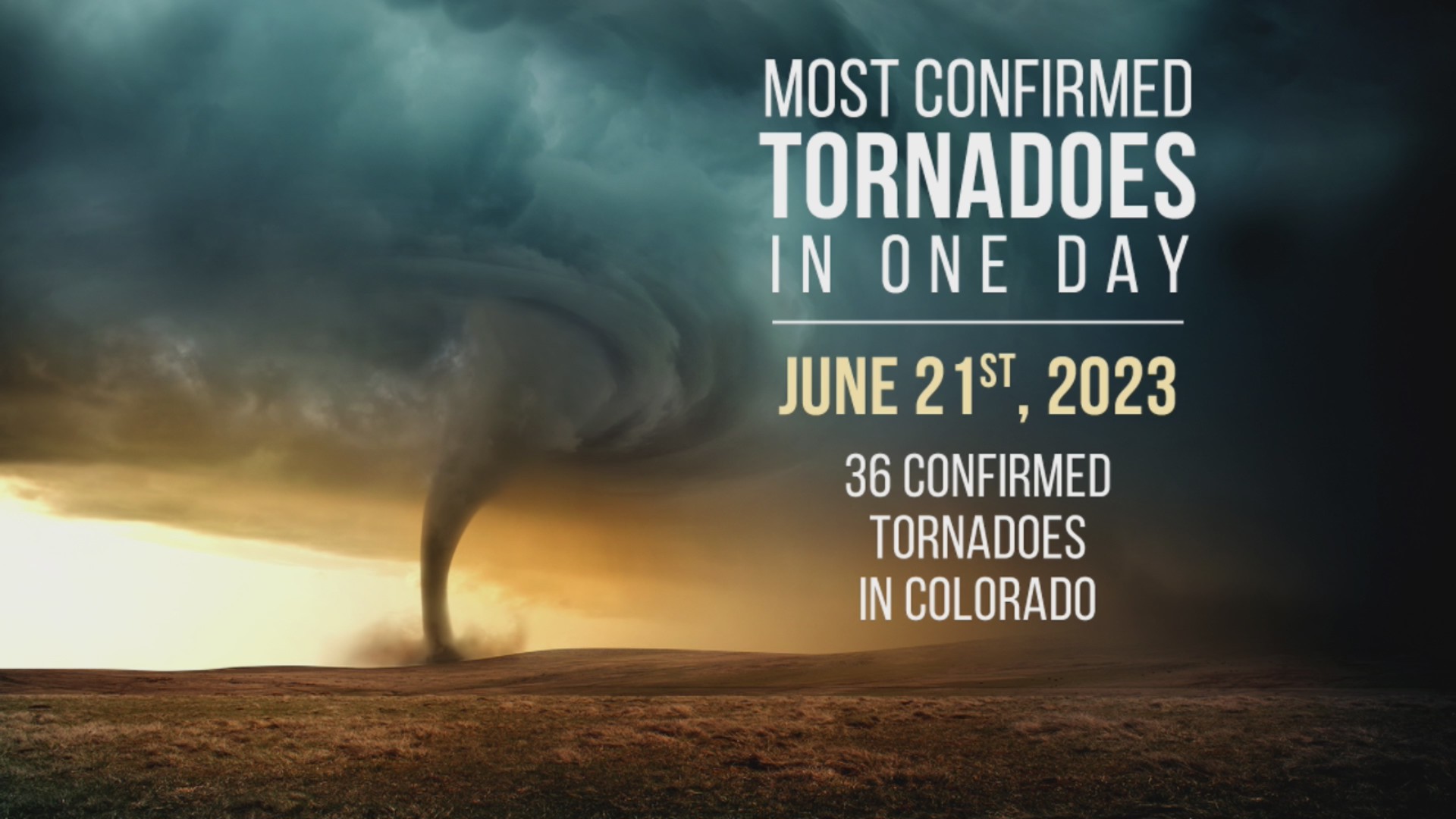 Colorado recently saw the most confirmed tornadoes in 1 day – FOX31 Denver
