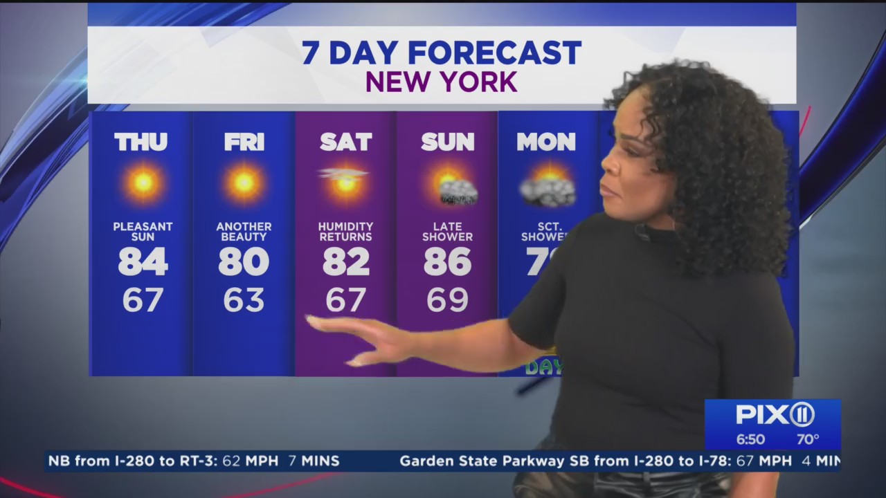 NY, NJ weather: Beautiful days continue as workweek winds down – PIX11