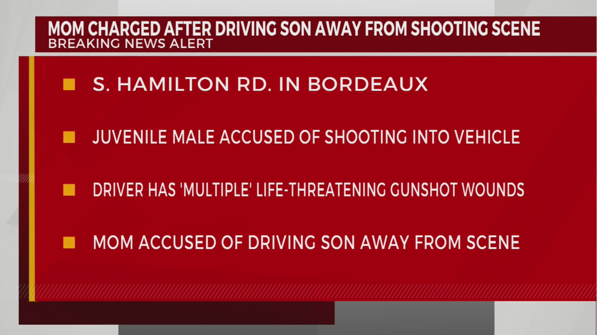 Mom charged after driving son away from shooting scene – WKRN News 2