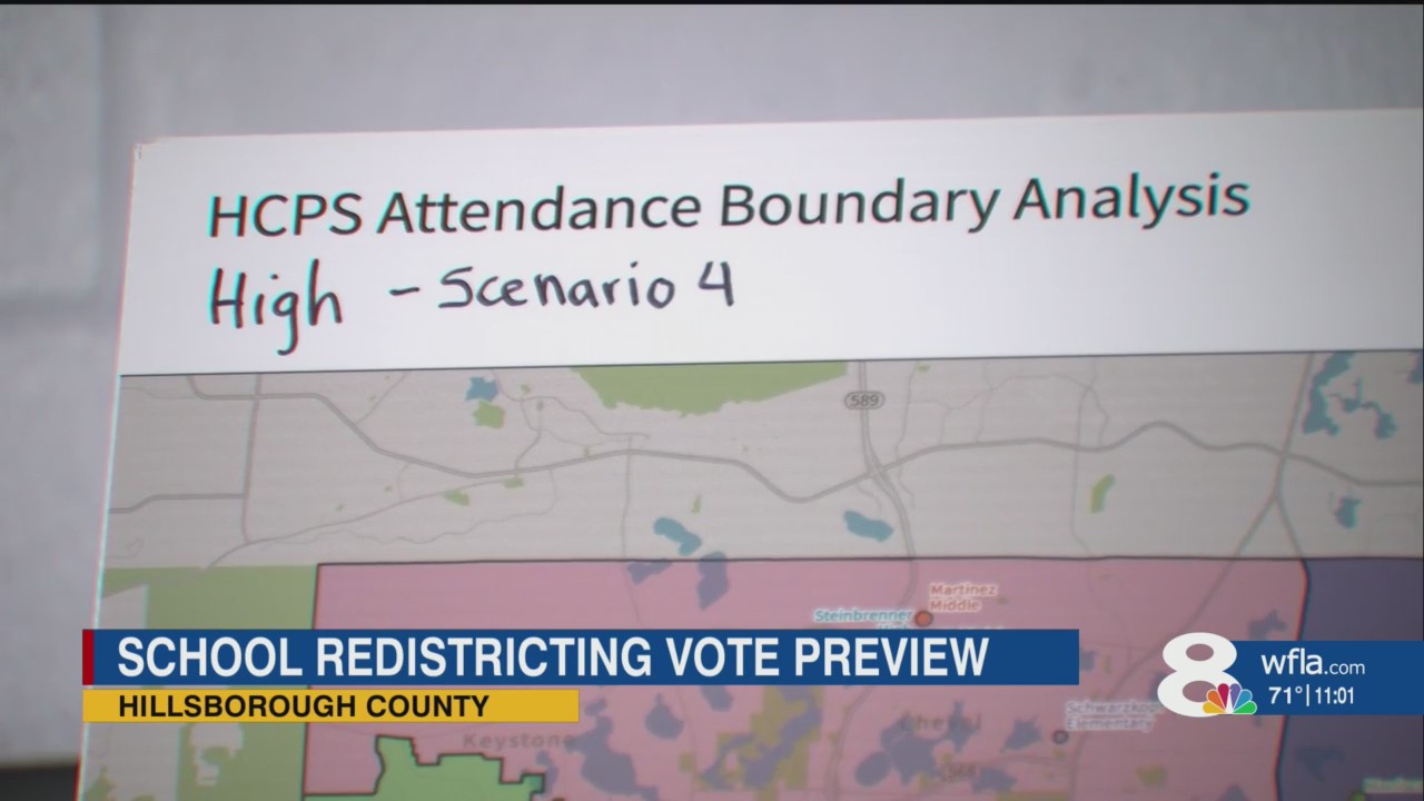 Hillsborough school board set to vote on redistricting proposals, but ...