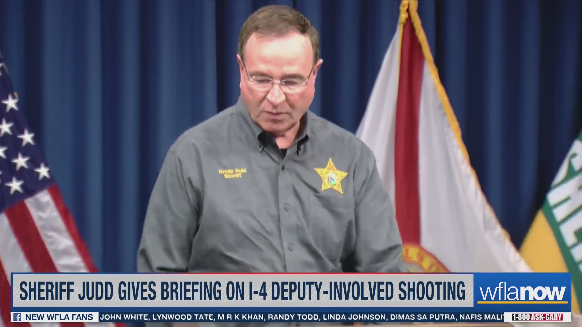 Sheriff Grady Judd discusses deputyinvolved shooting that caused I4