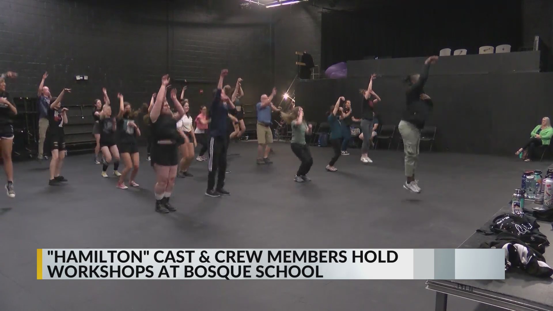 Cast and crew of Hamilton hold at Bosque School KRQE NEWS