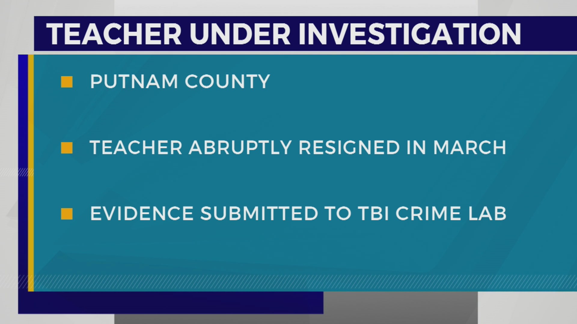 Former Putnam County teacher under investigation for ‘inappropriate ...