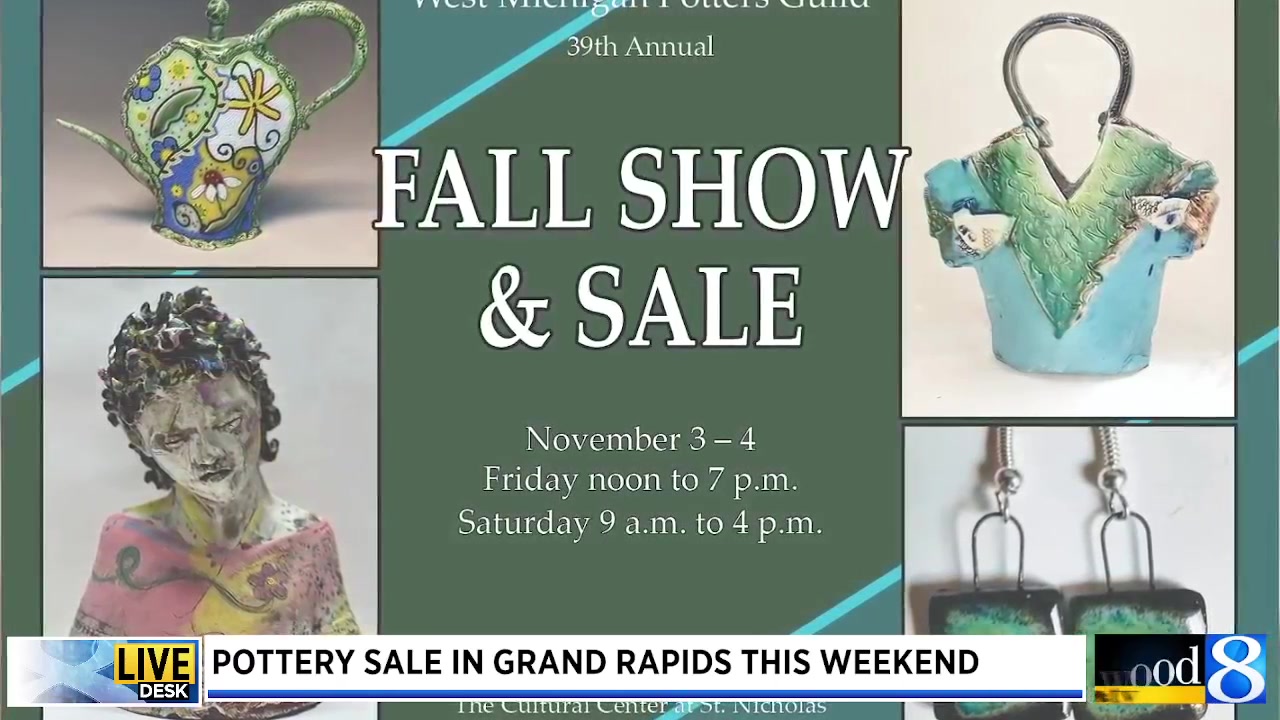 West MI pottery sale and show in Grand Rapids