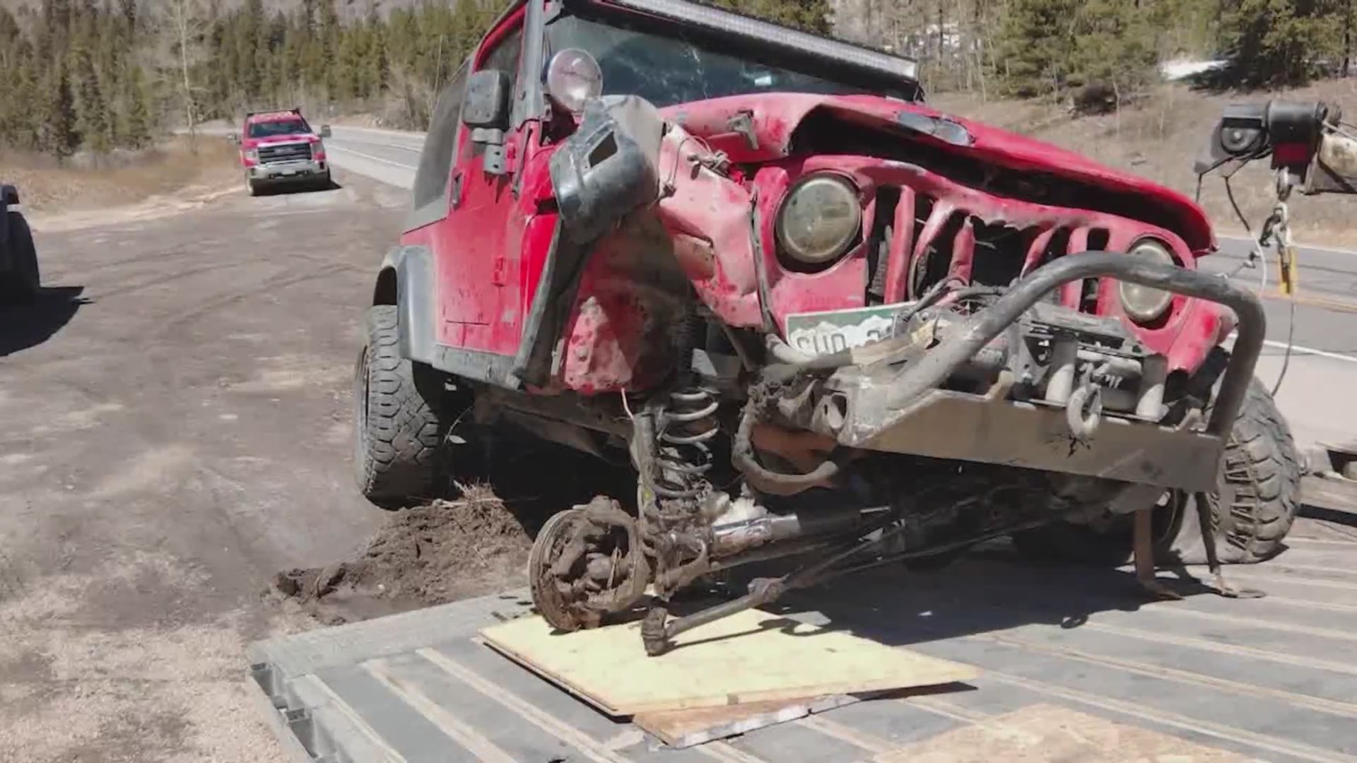 Driver rolls car after hitting pothole near Winter Park FOX31 Denver