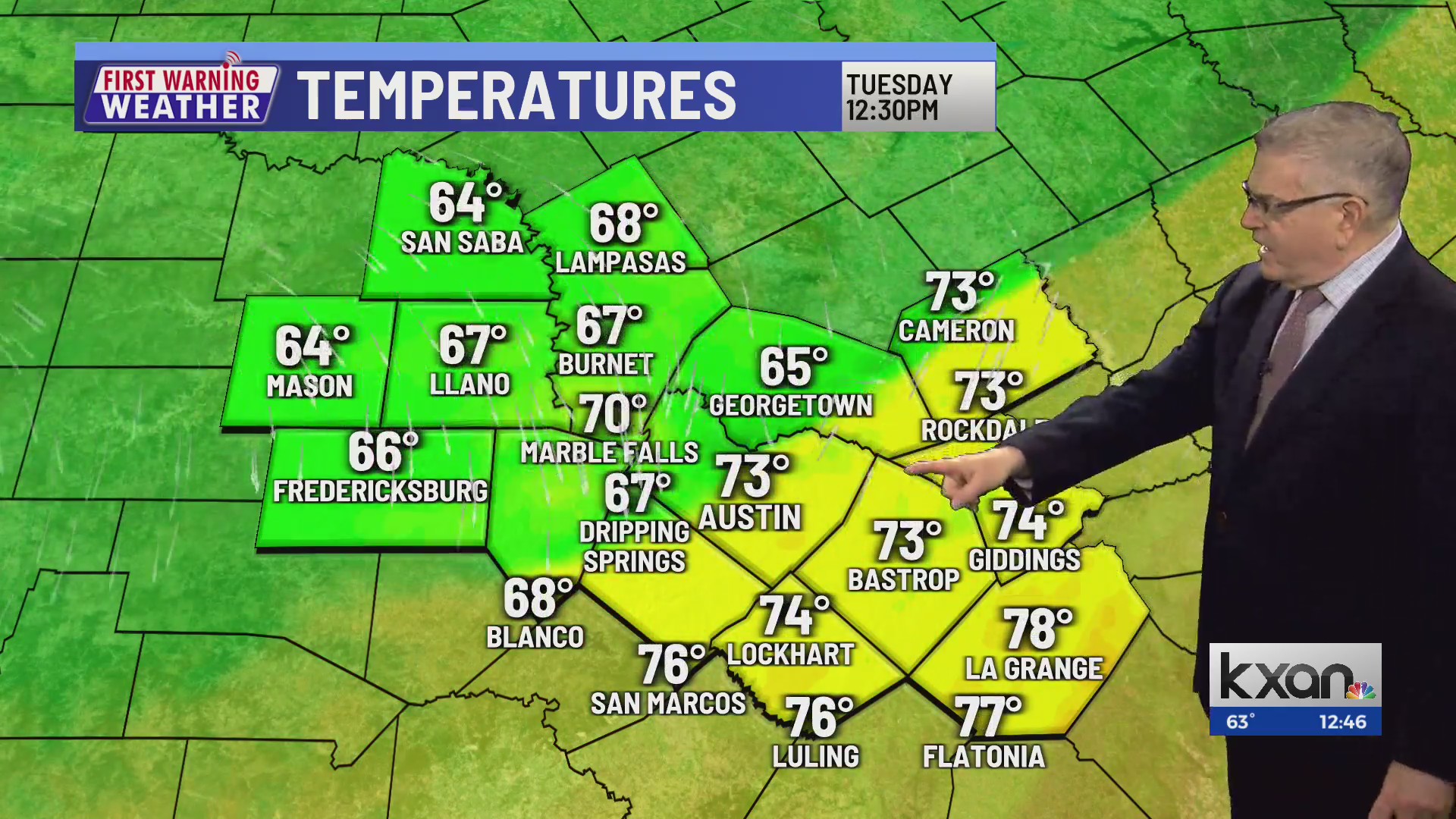 Monday First Warning Weather KXAN Austin