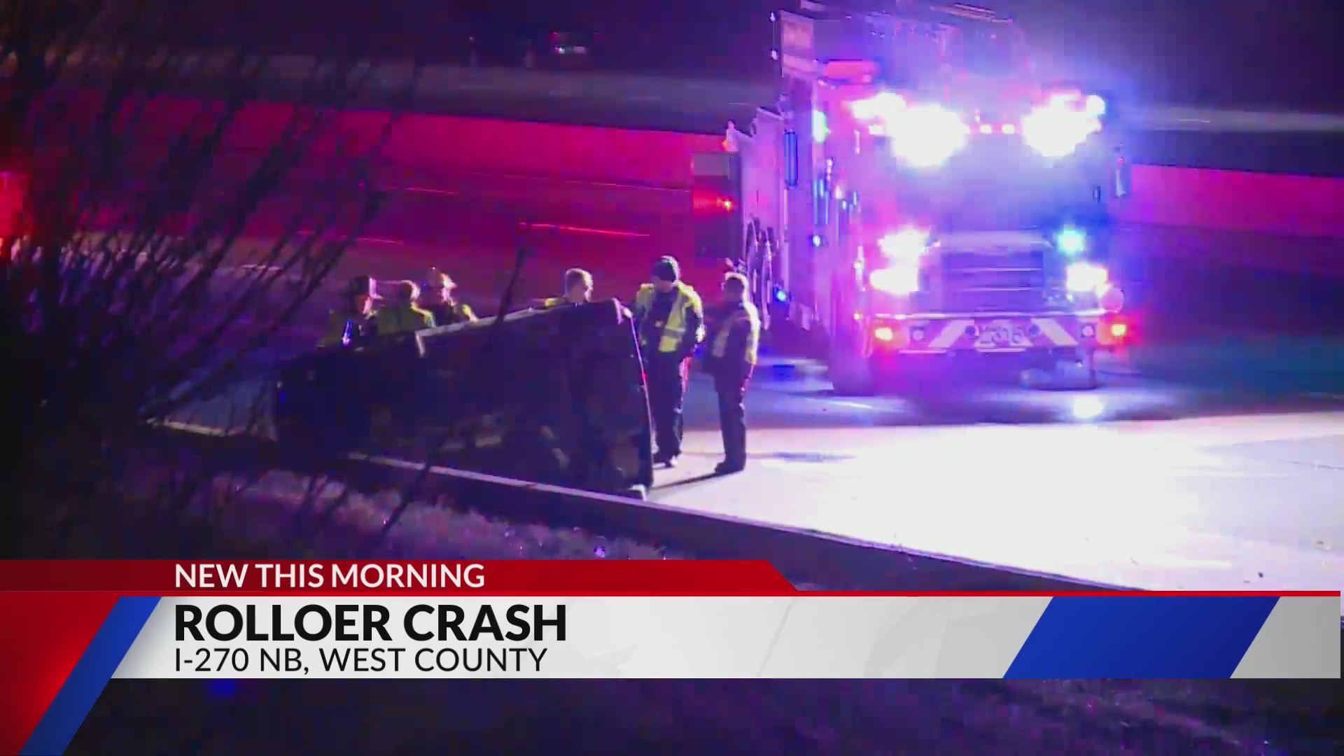 Crews investigating I-270 at Page Ave. rollover crash – FOX 2