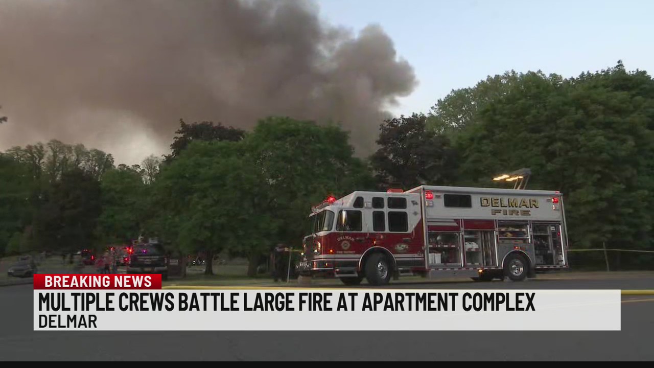 Fire destroys two Delmar apartment buildings NEWS10 ABC