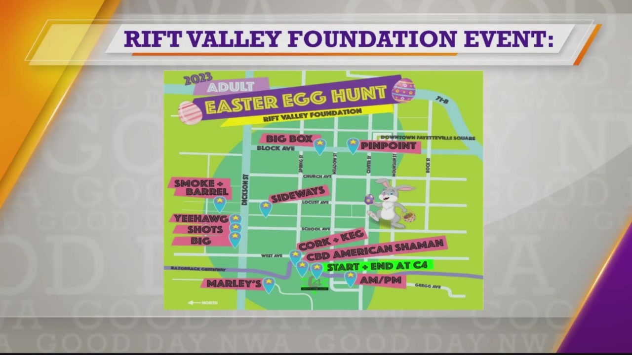 Adult Easter Egg Hunt supporting the Rift Valley Foundation – KNWA FOX24