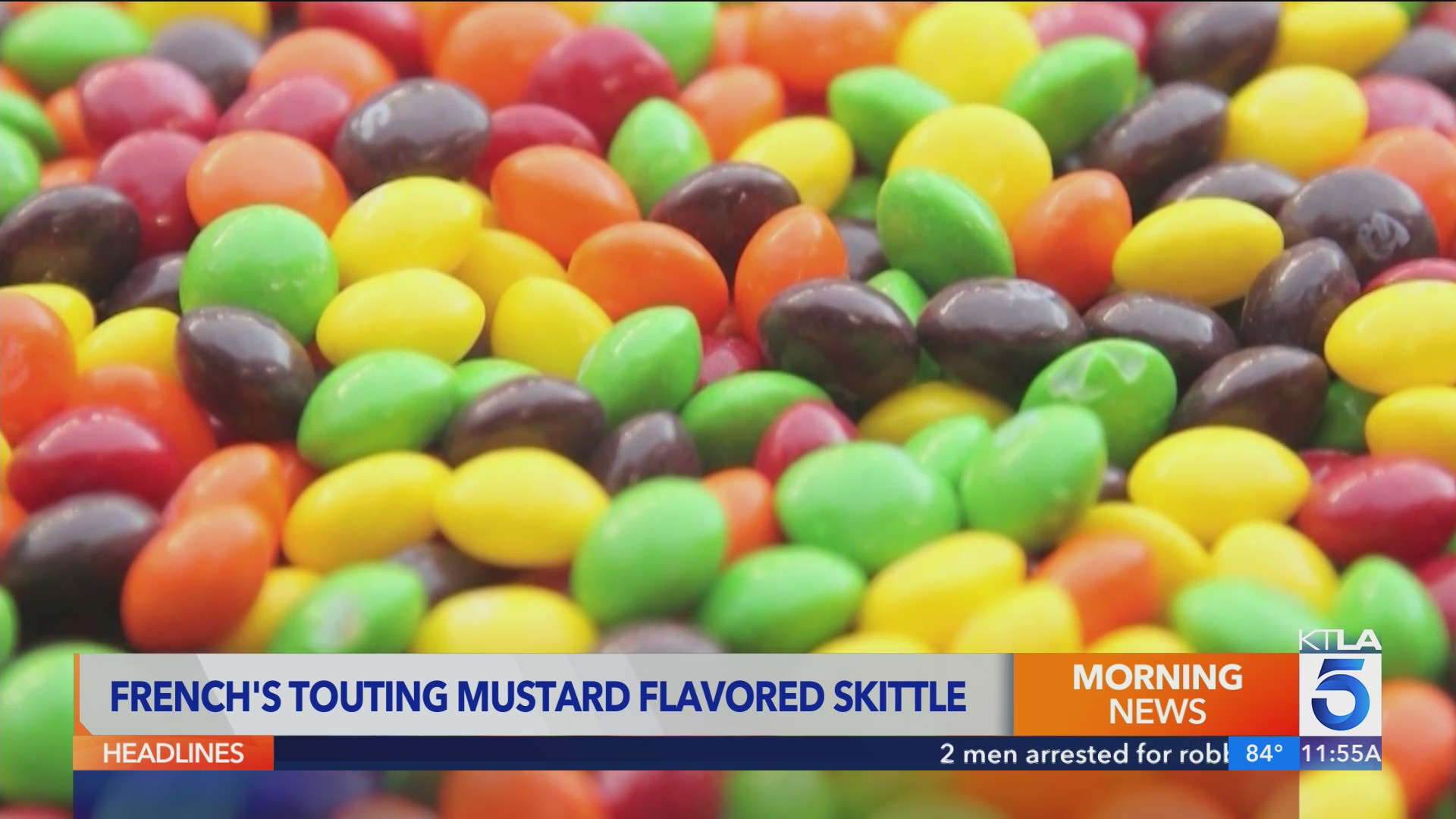 French’s and Skittles team up to release mustardflavored candy KTLA