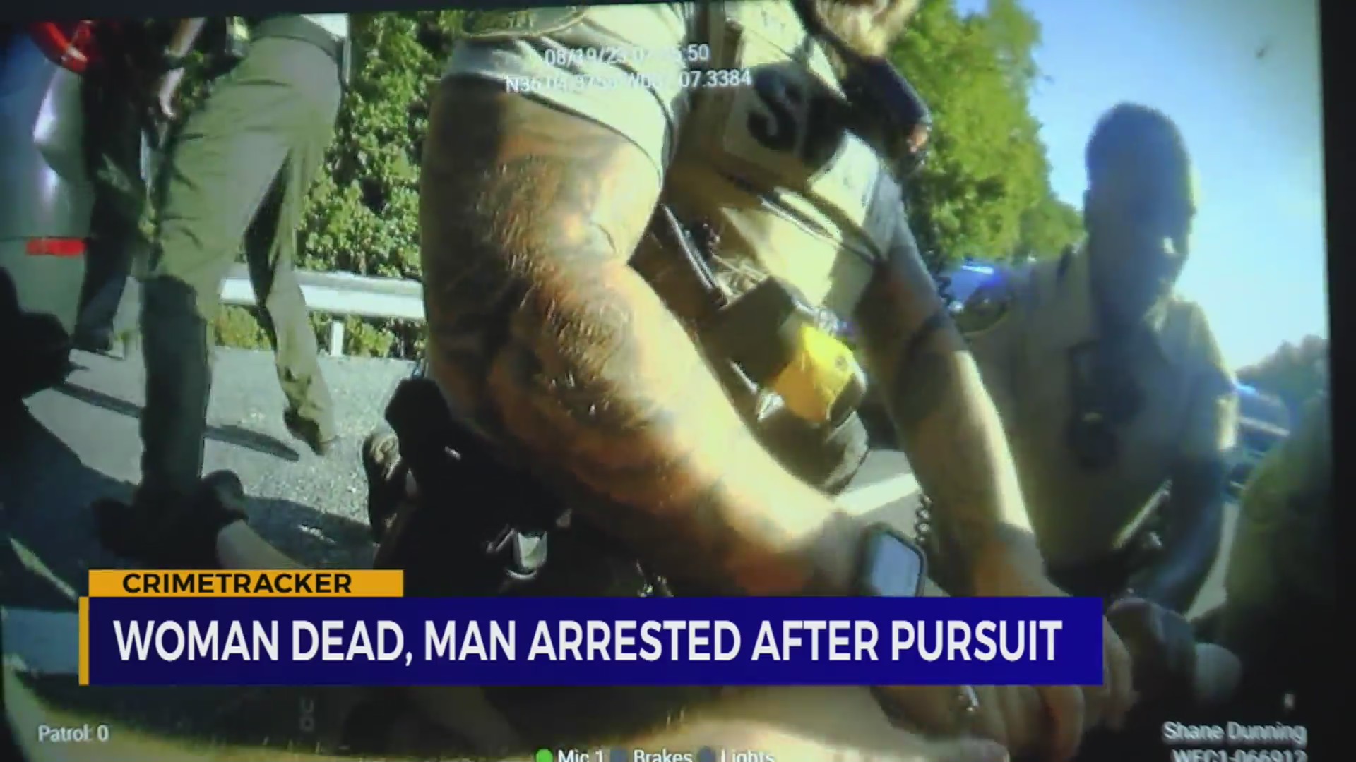 VIDEO: Man arrested after pursuit with TN police, woman’s body found in ...