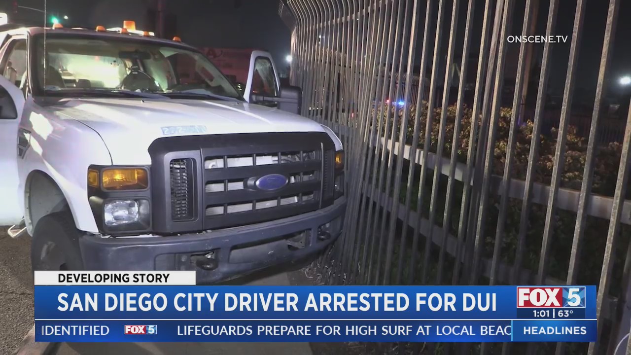City of San Diego Driver Arrested For DUI – FOX 5 San Diego & KUSI News