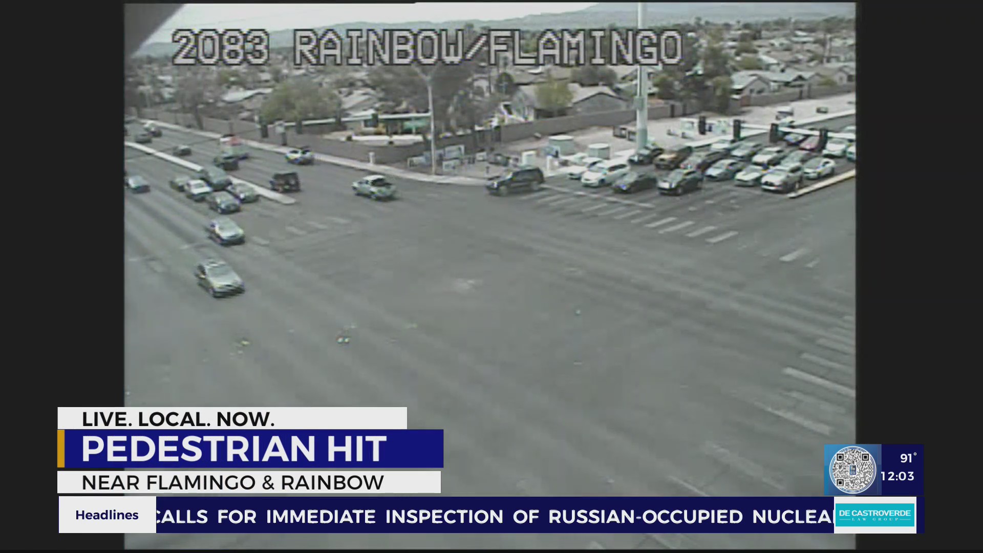 Pedestrian in critical condition after being hit by vehicle – KLAS