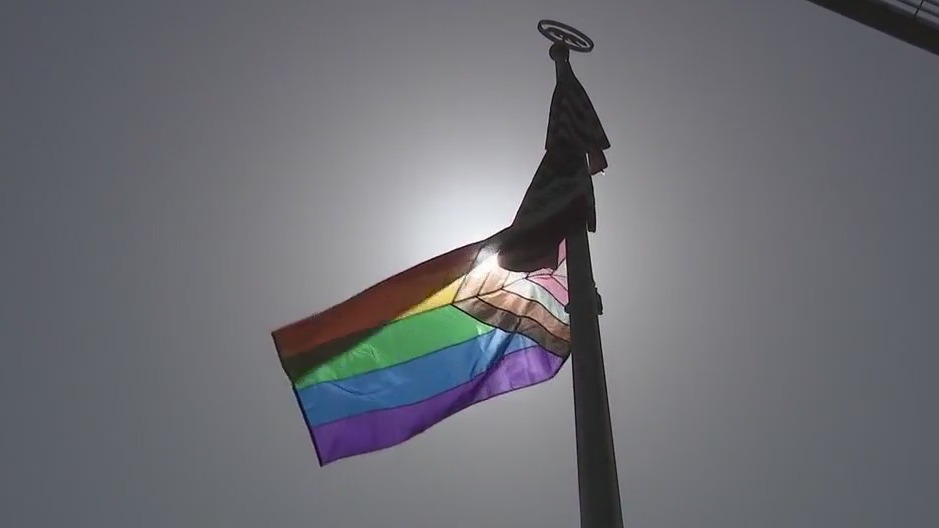 California leaders hold pride flag raising ceremony to begin Pride ...