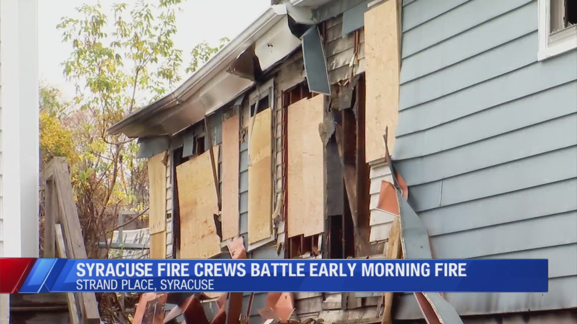 Syracuse fire crews battle early morning blaze – WSYR
