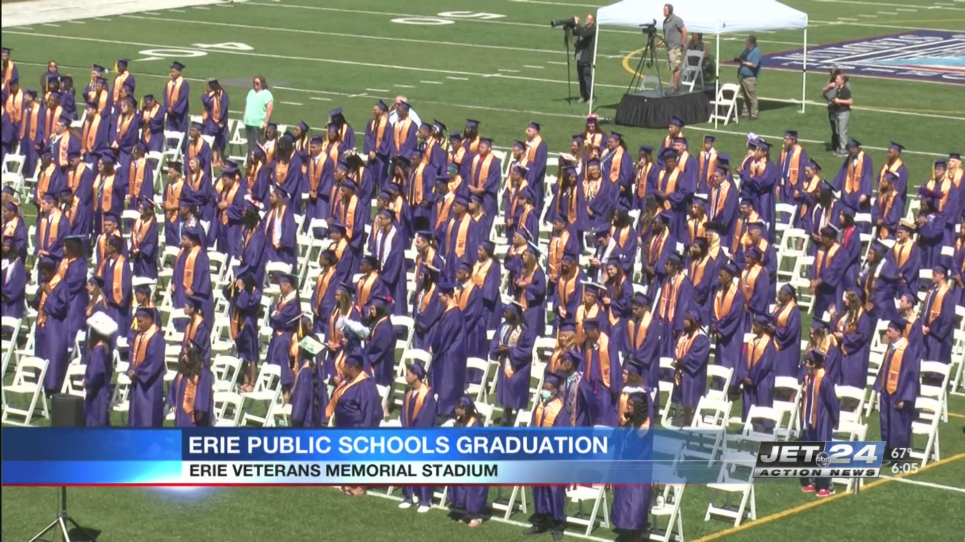Commencement ceremonies held for nearly 700 Erie Public School seniors