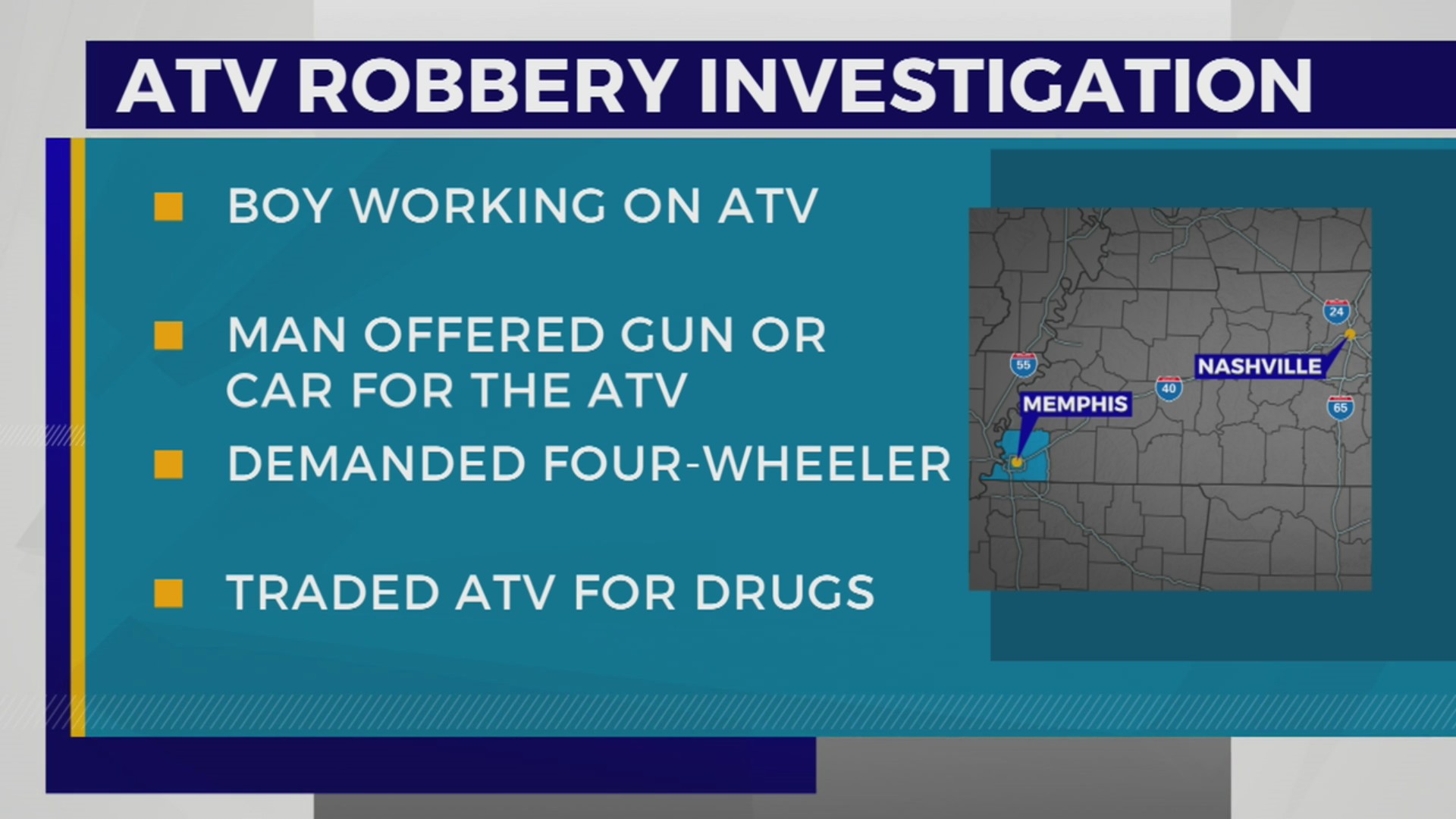 Two men accused of stealing boy’s ATV in Memphis – WKRN News 2