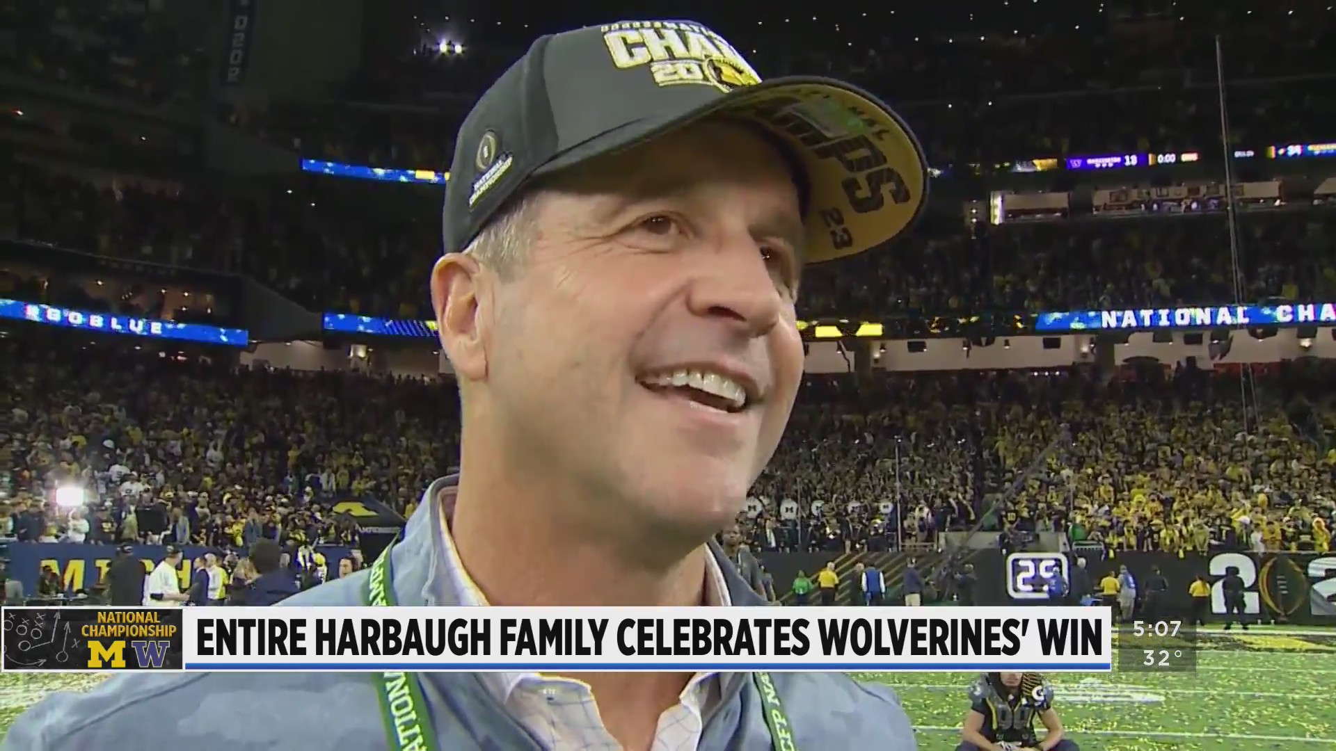 Entire Harbaugh family celebrates Wolverines’ win – WKBN.com