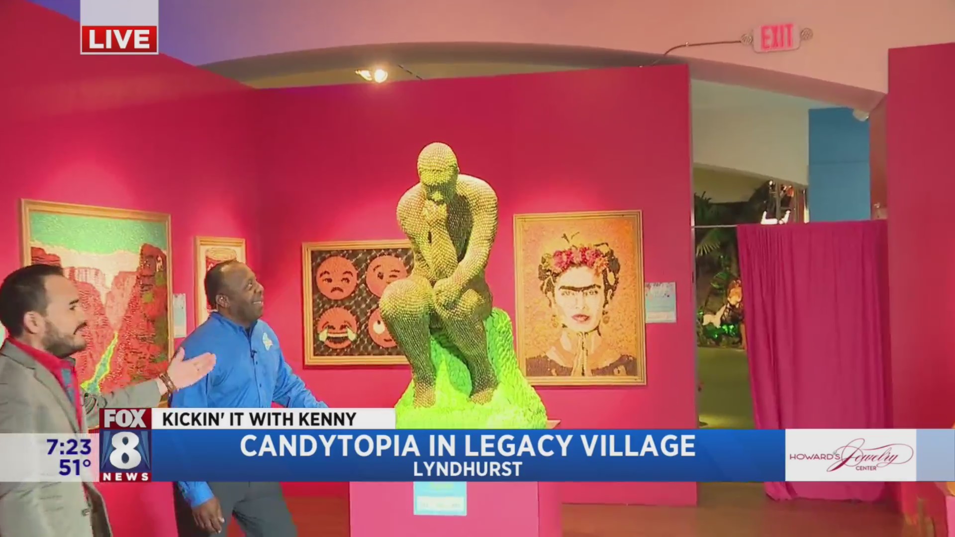 Kenny’s having a sweet morning at Candytopia Fox 8 Cleveland WJW