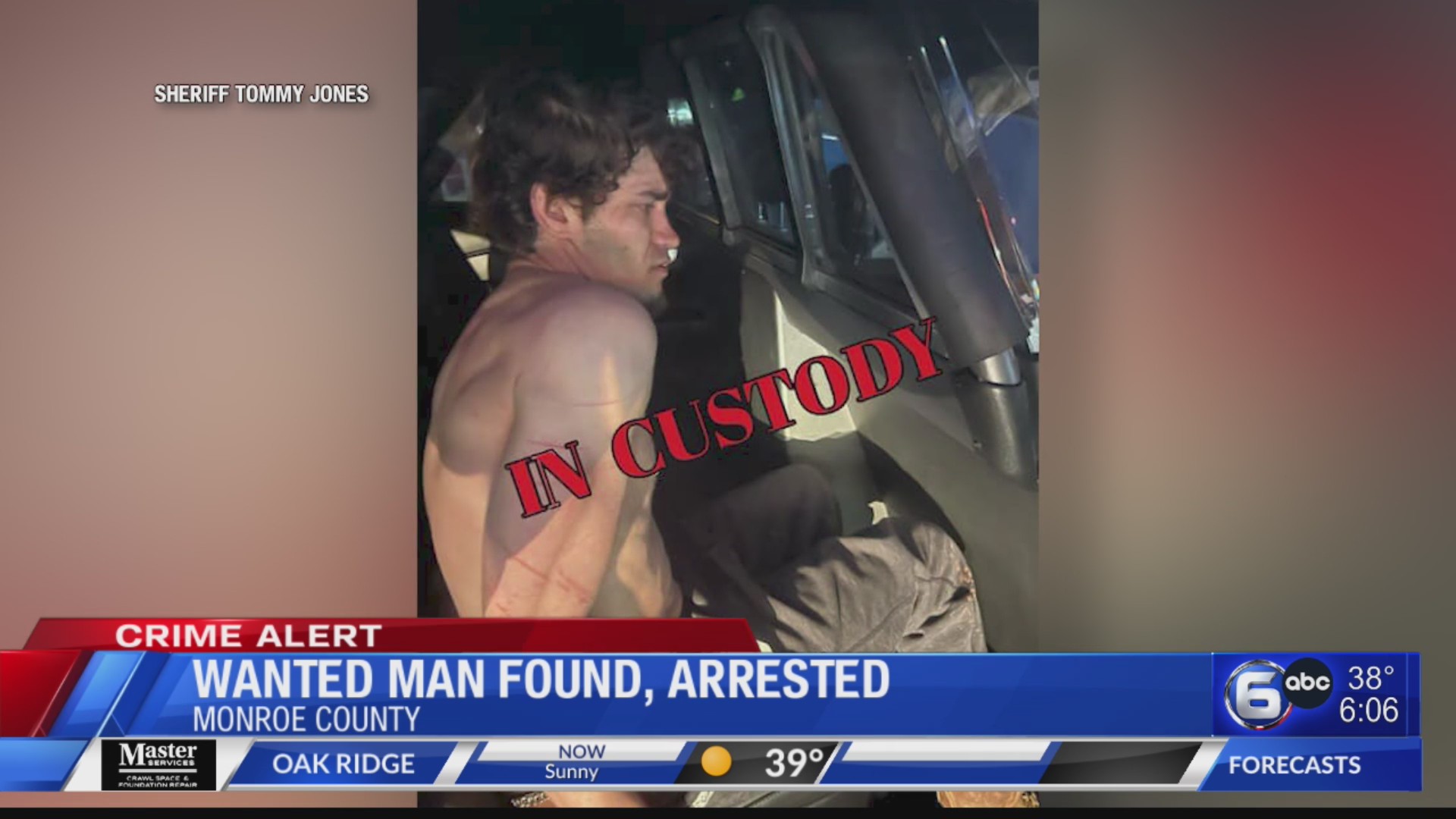 Monroe County burglary suspect in custody – WATE 6 On Your Side