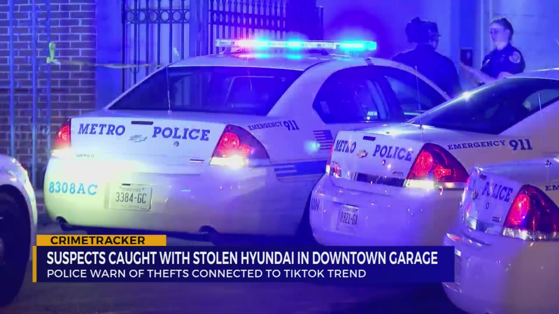 Suspects caught with stolen Hyundai in downtown Nashville garage – WKRN ...
