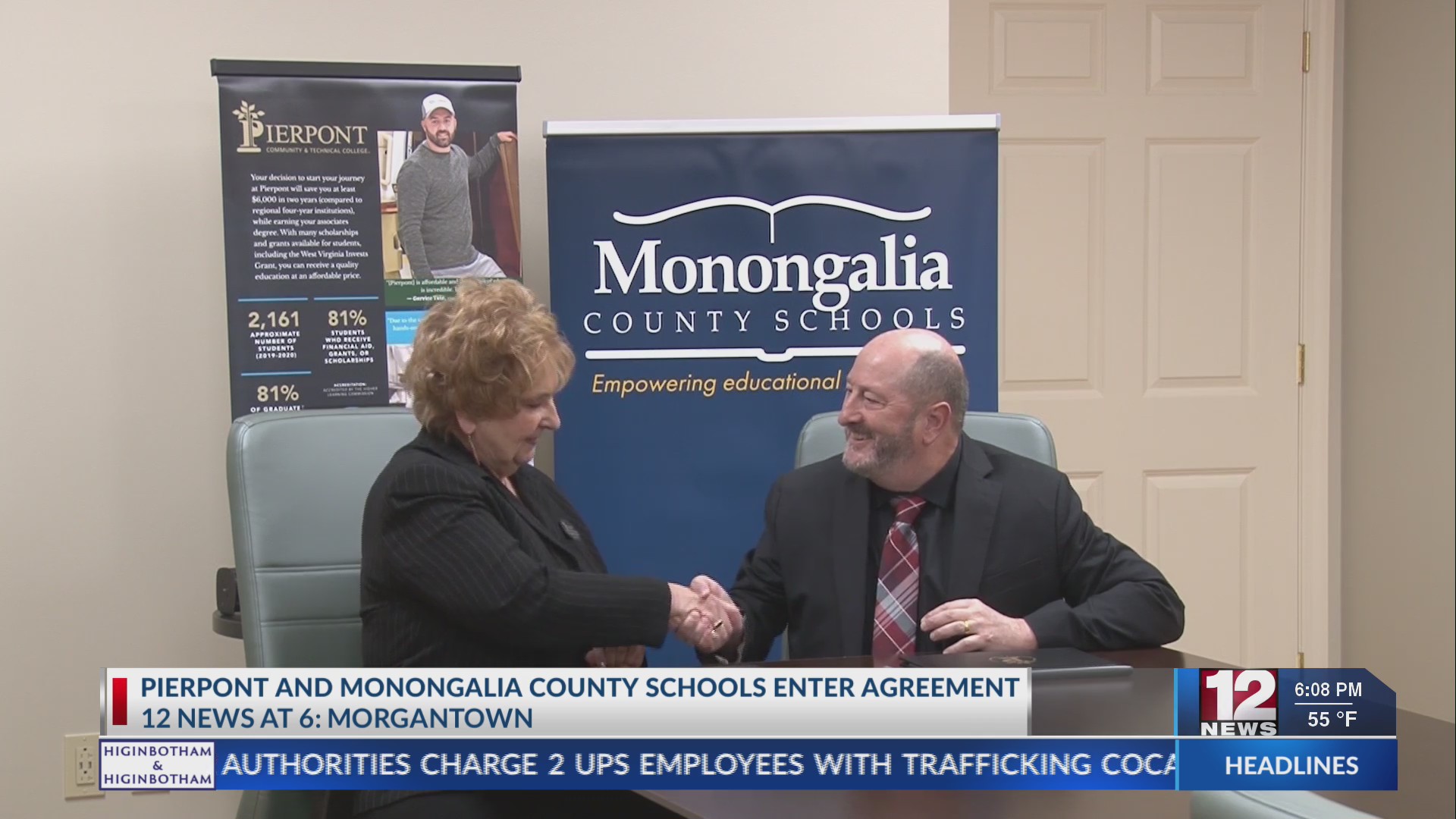 Pierpont and Monongalia County schools enter agreement