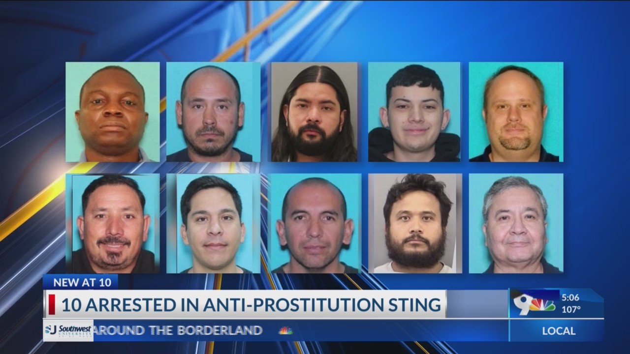 10 people arrested in anti-prostitution sting – BorderReport