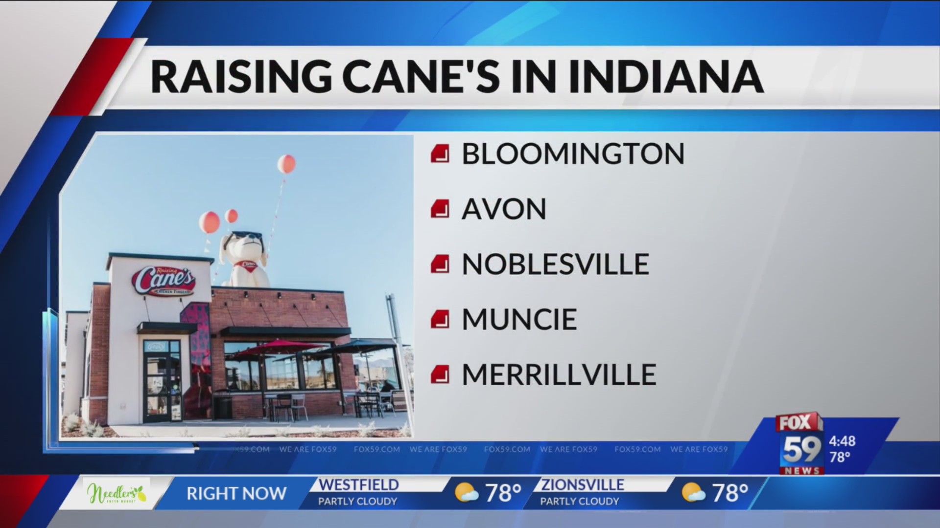 Bloomington Raising Cane’s Opens What other locations are coming to