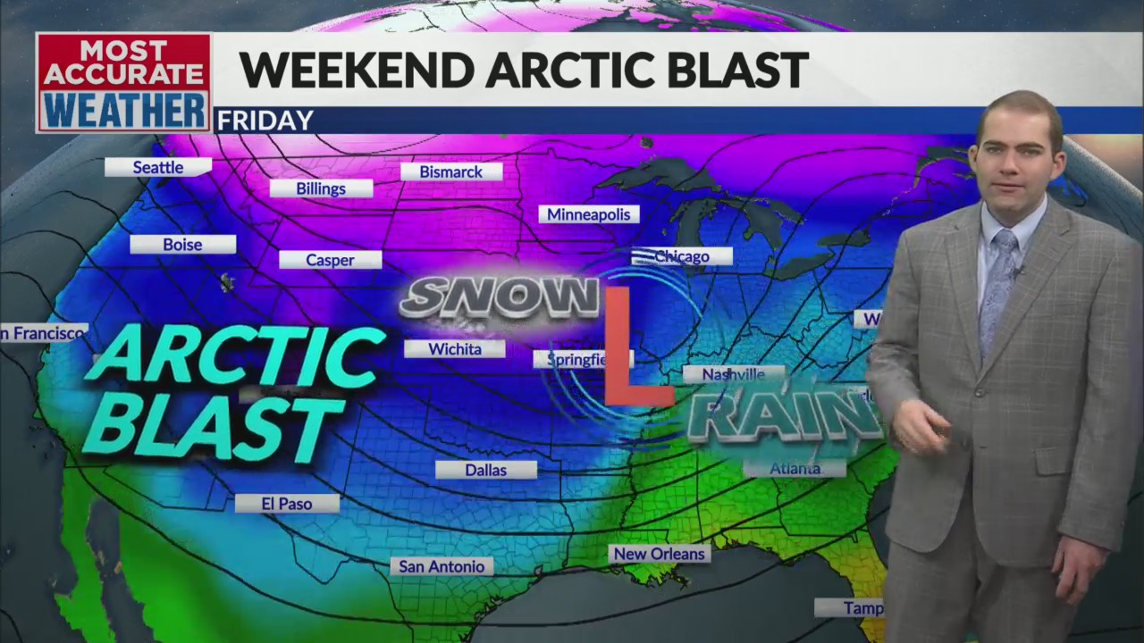 Snow showers today could cause for isolated slick spots this afternoon ...