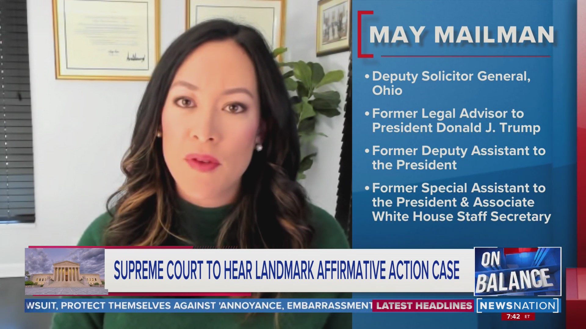 SCOTUS to hear landmark affirmative action case | On Balance – NewsNation