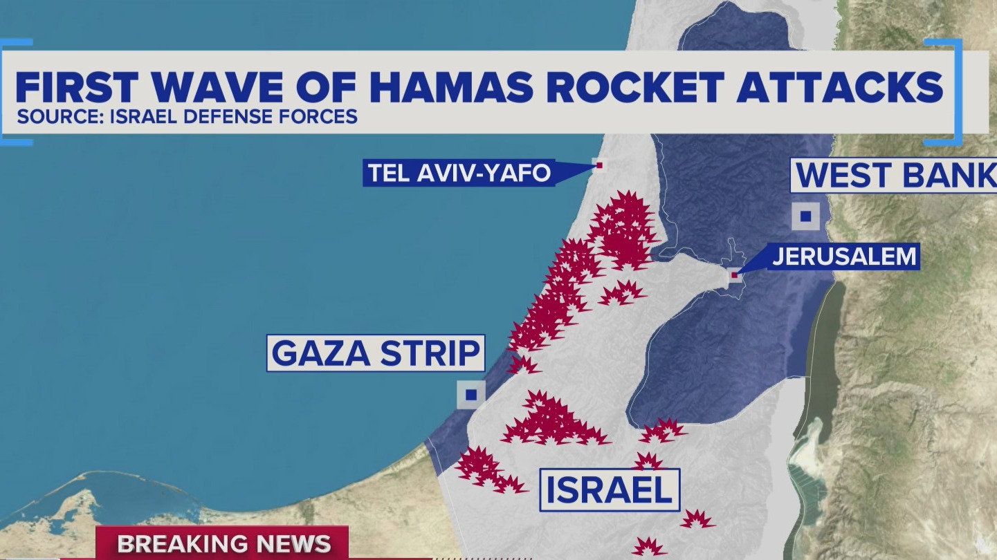 Thousands of Hamas rockets rain down, overhwhelming Israel’s Iron Dome ...