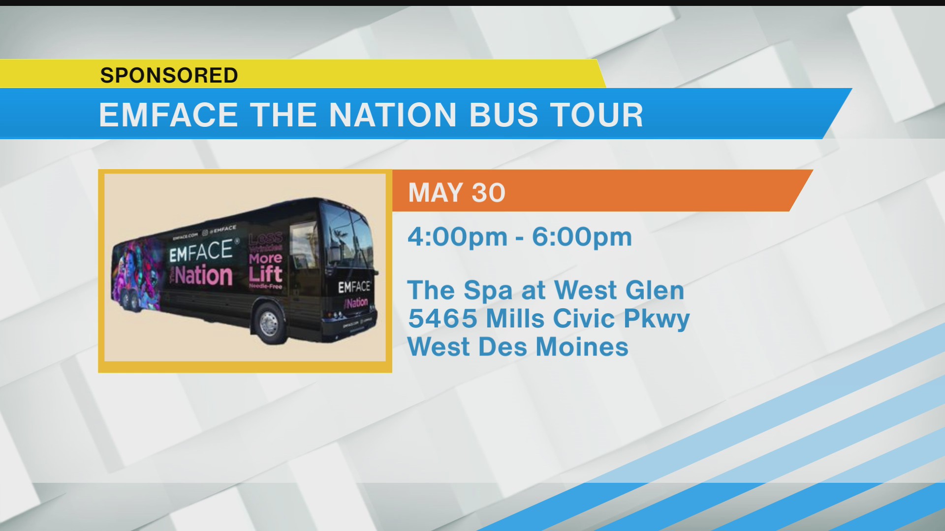 EmFace the Nation Bus Tour coming to West Des Moines