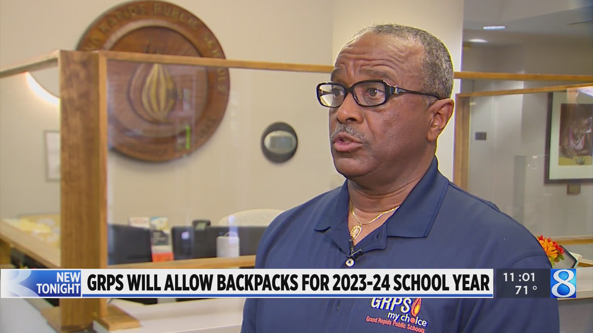 GRPS will allow backpacks for 202324 school year