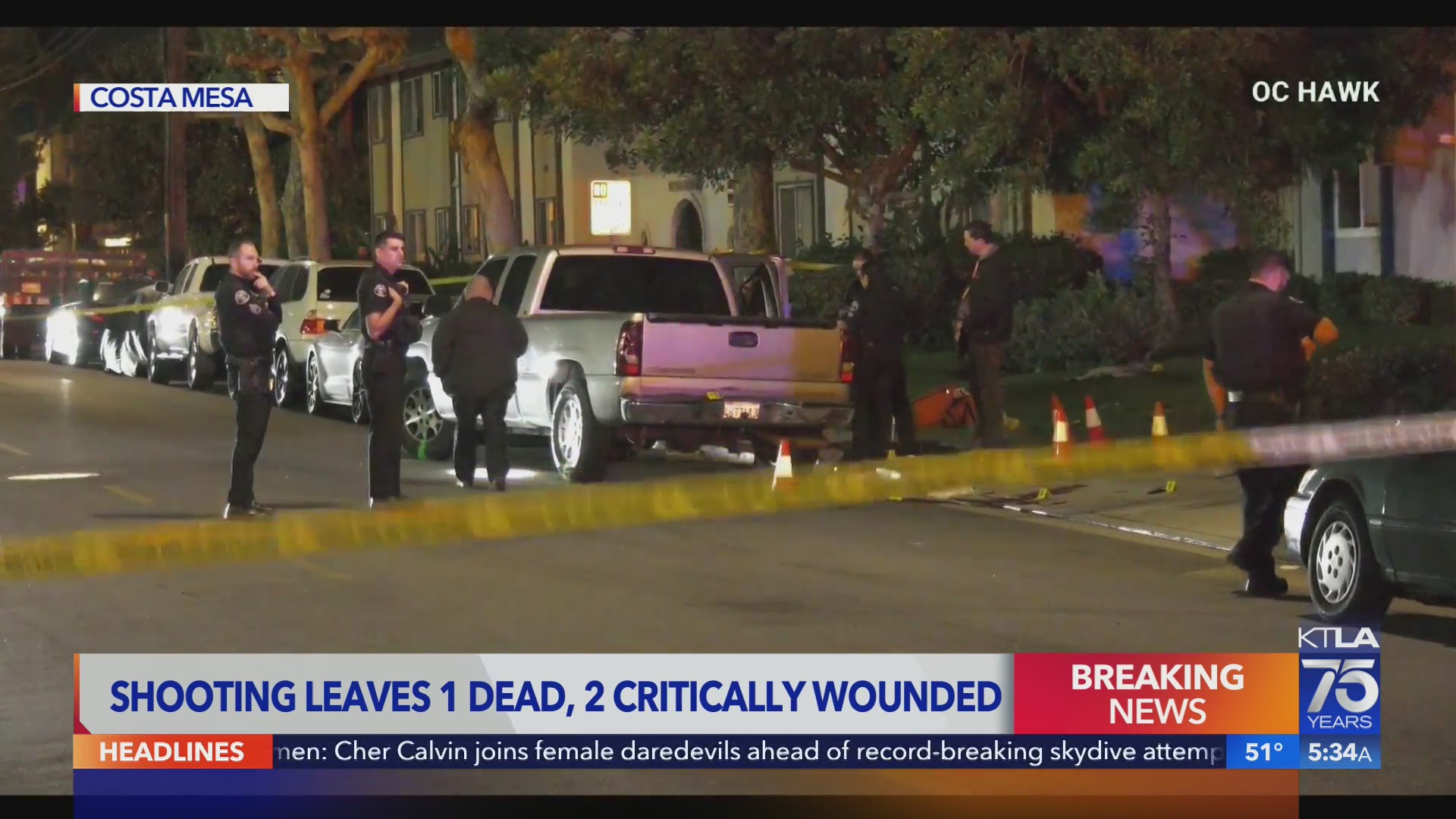 Thanksgiving Day shooting leaves 1 dead, 2 critically wounded in Costa ...
