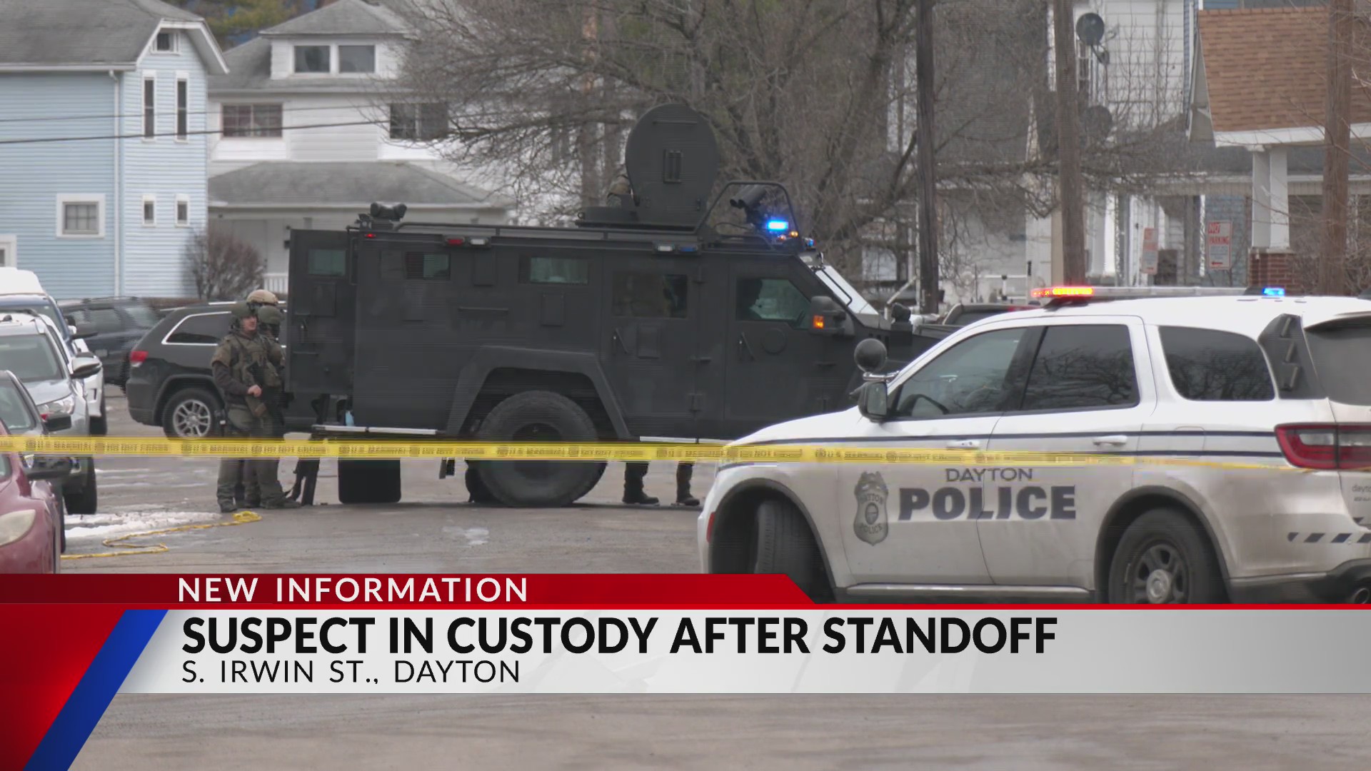 Man in custody after Dayton SWAT standoff